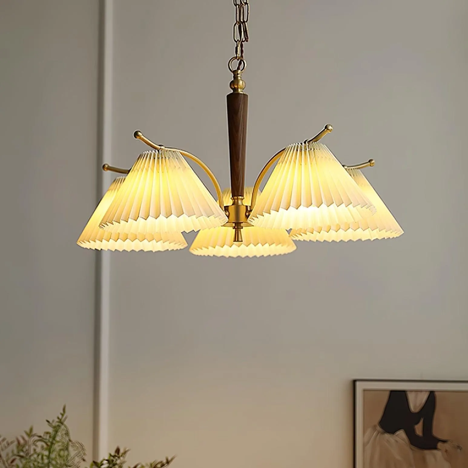 Suki Pleated Chandelier