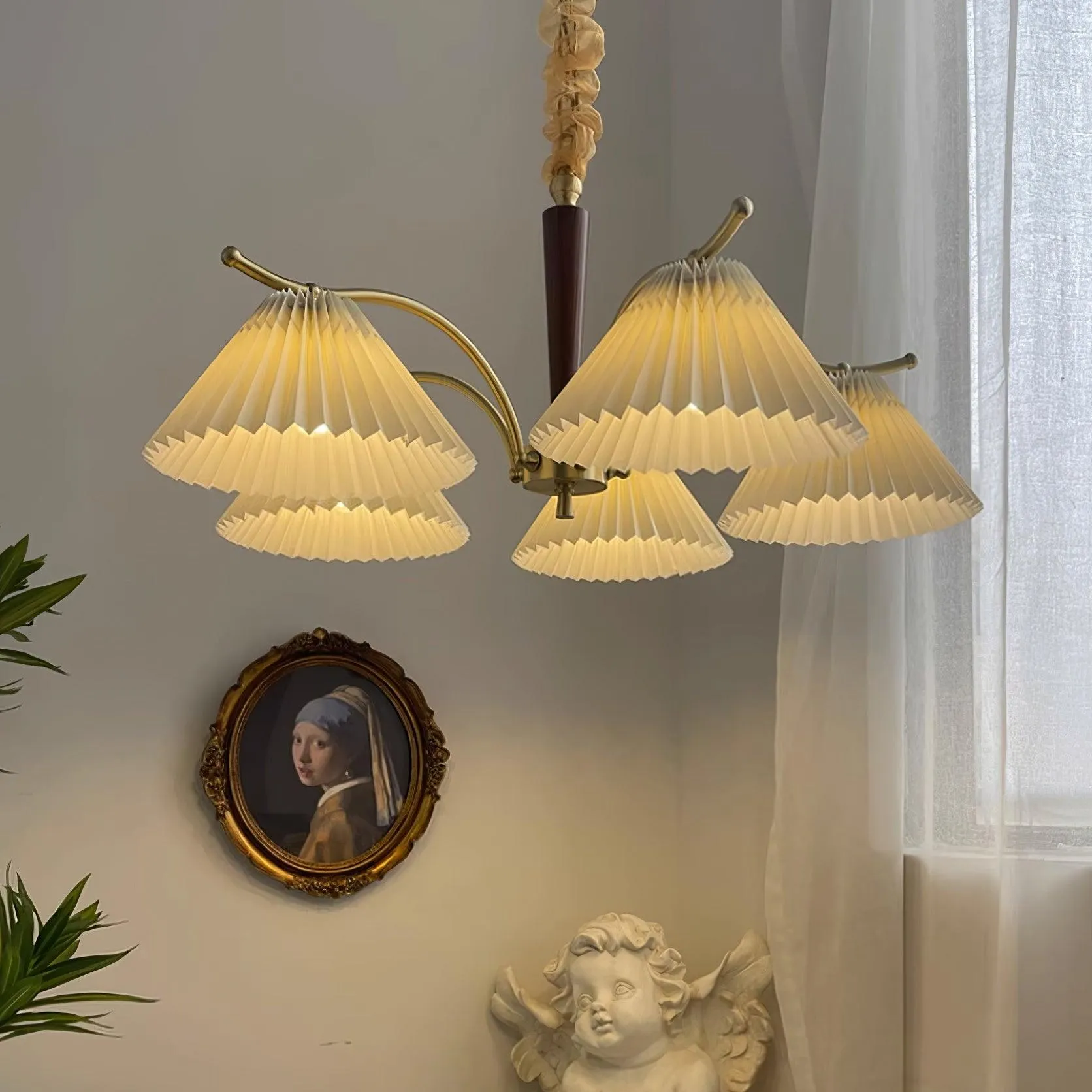 Suki Pleated Chandelier