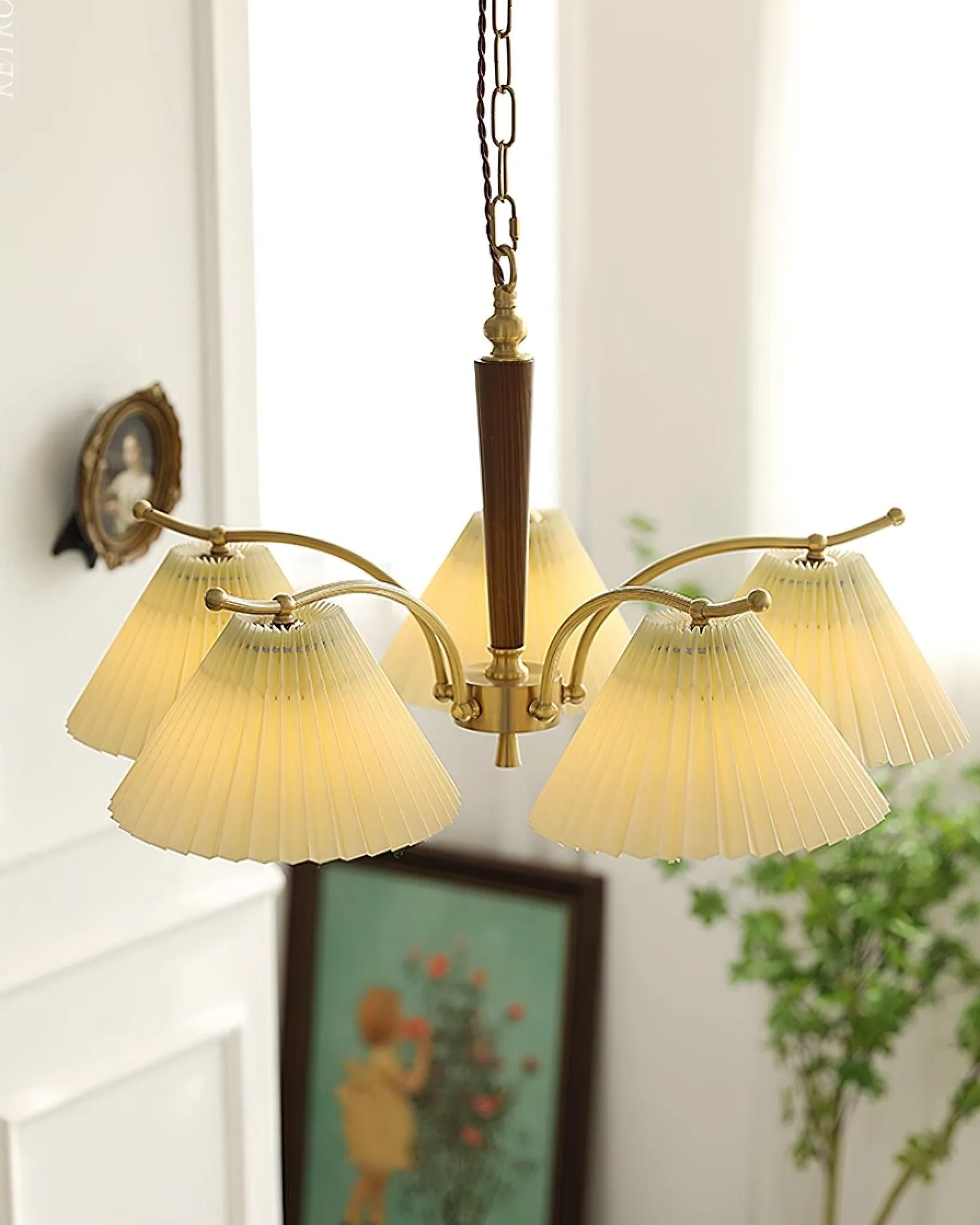 Suki Pleated Chandelier