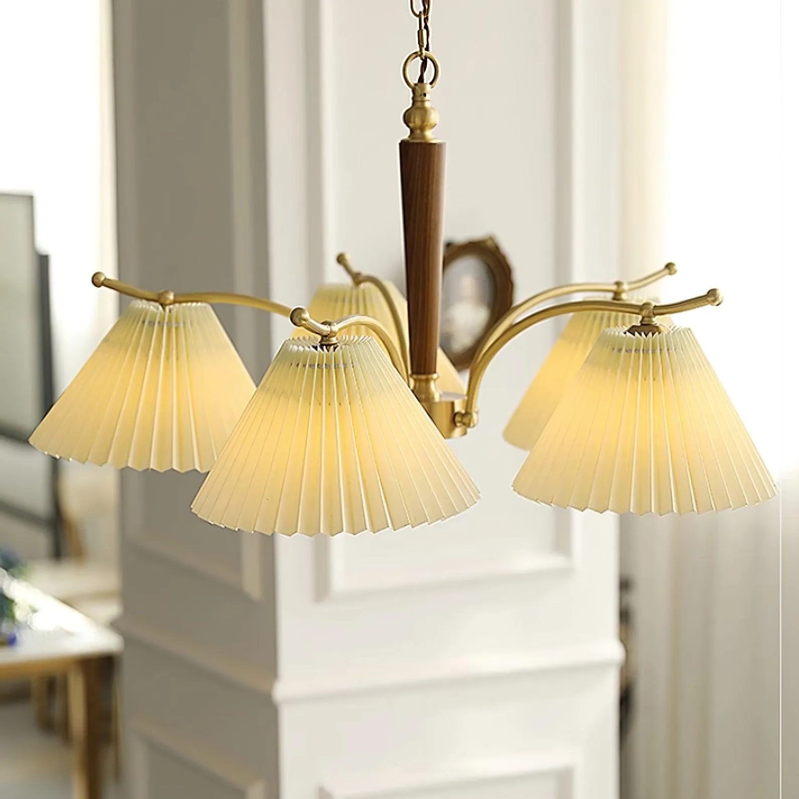 Suki Pleated Chandelier