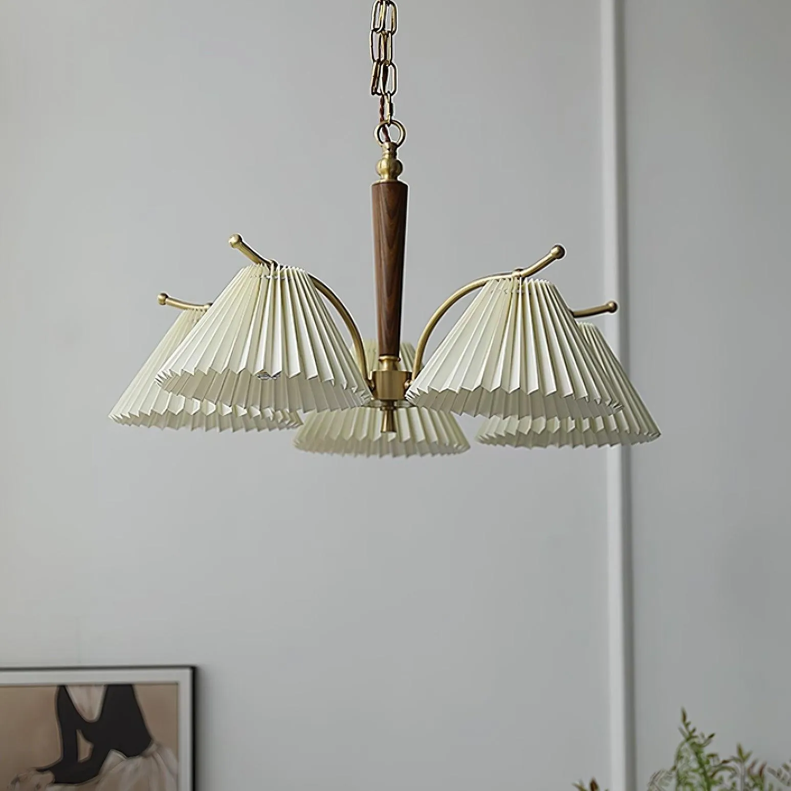 Suki Pleated Chandelier