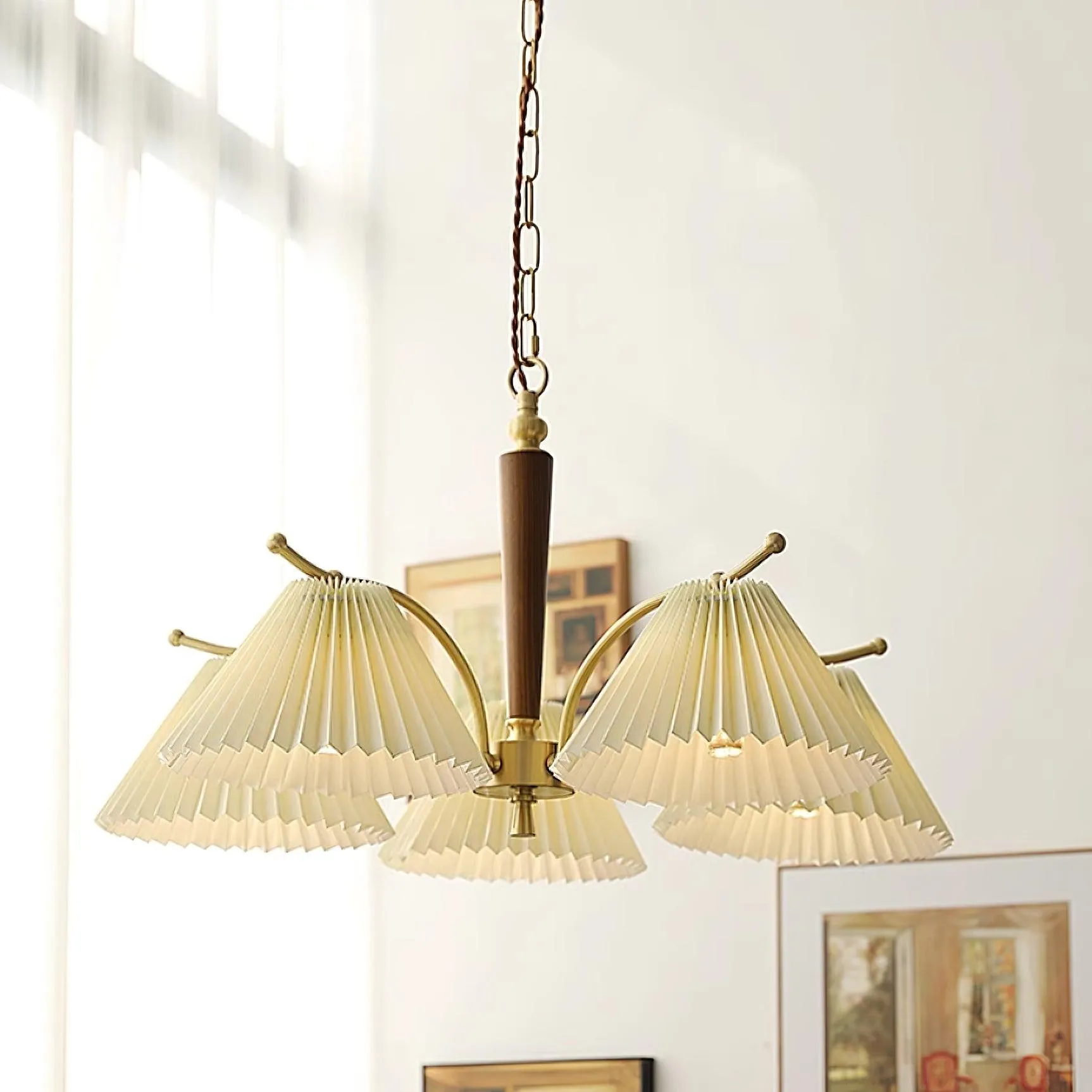 Suki Pleated Chandelier