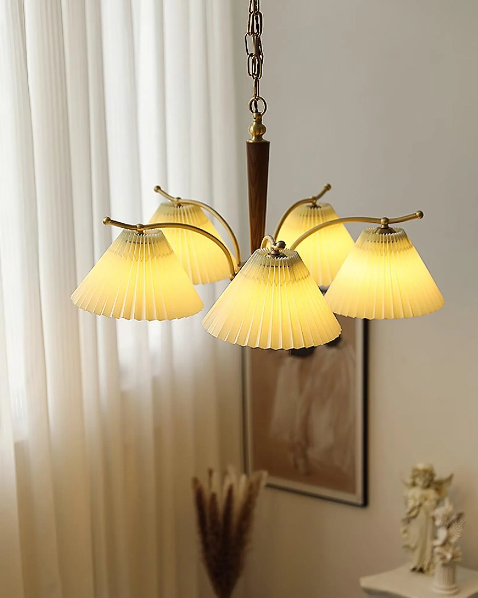 Suki Pleated Chandelier