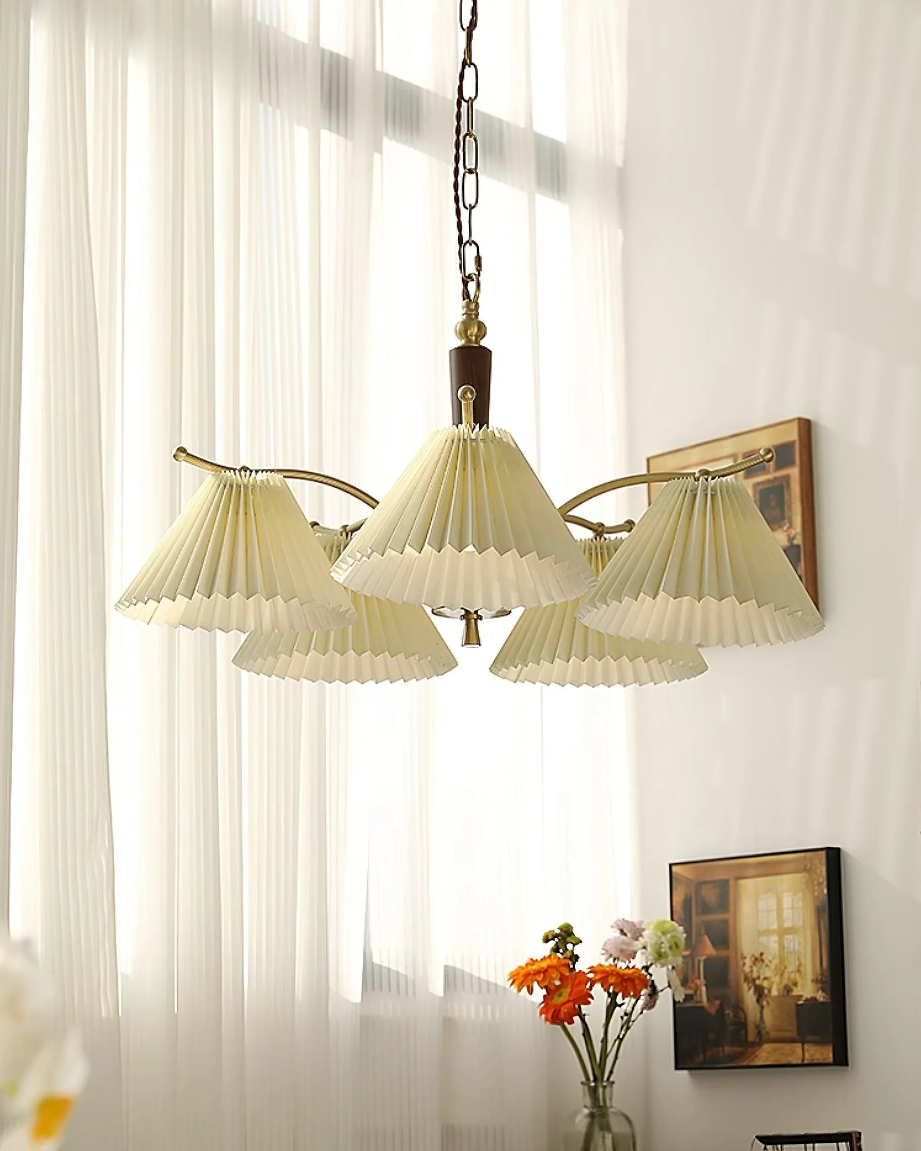 Suki Pleated Chandelier