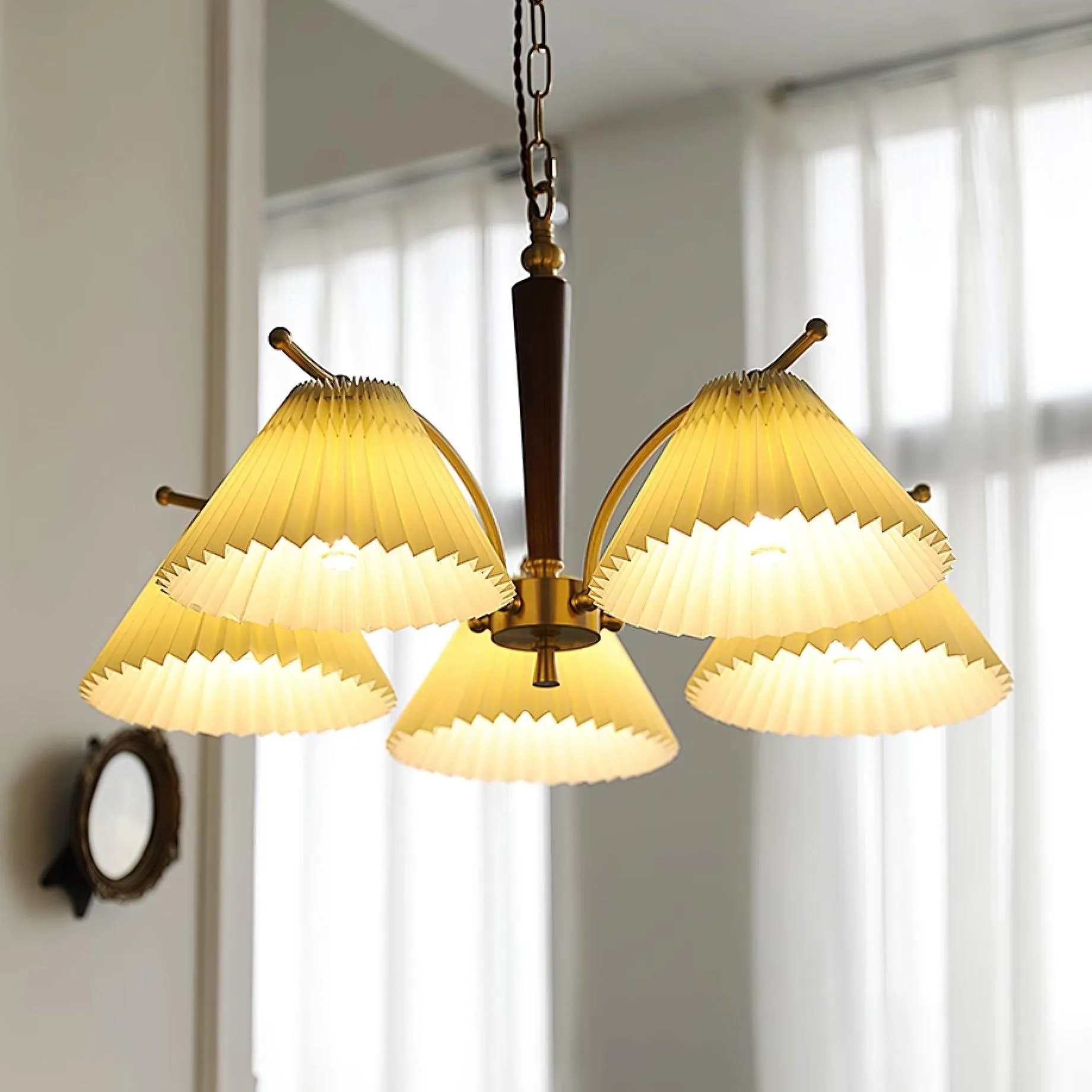 Suki Pleated Chandelier