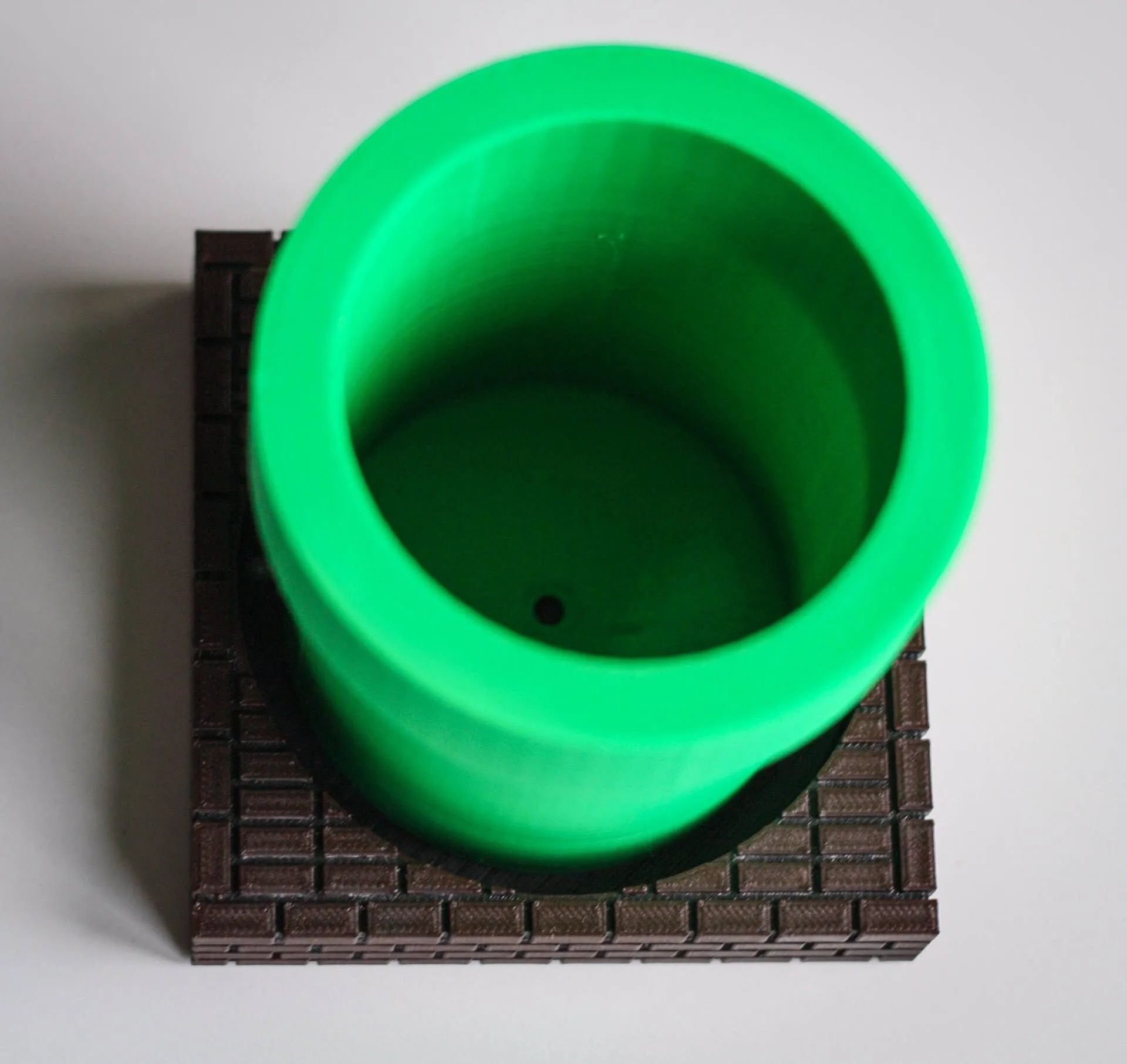 Super Mario Warp Tube Planter and Brick Tray | Cactus and Plant Pot