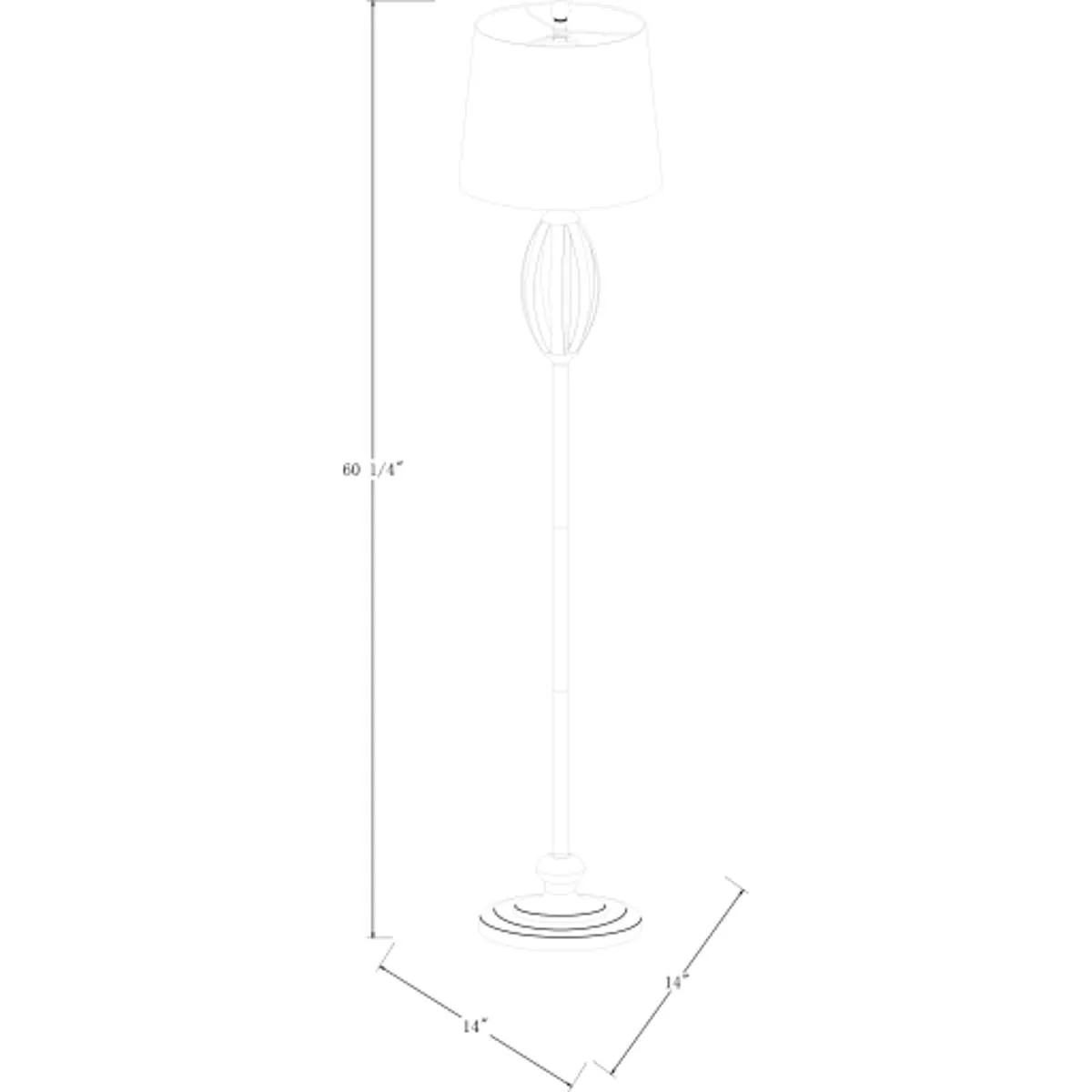 Surya Garth Floor Lamp