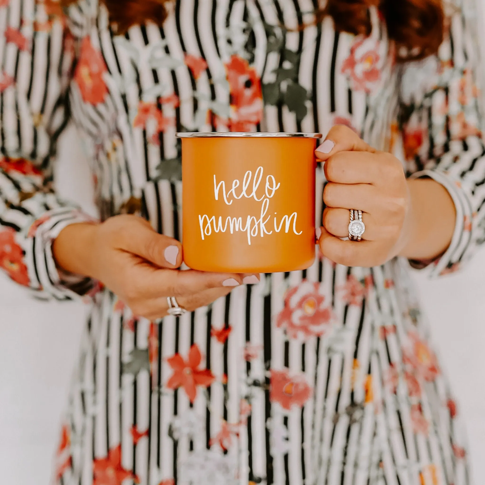 Sweet Water Decor Hello Pumpkin Campfire Mug