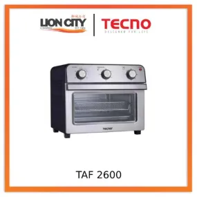 Tecno Uno TAF 2600 Air Fryer Silver 26L