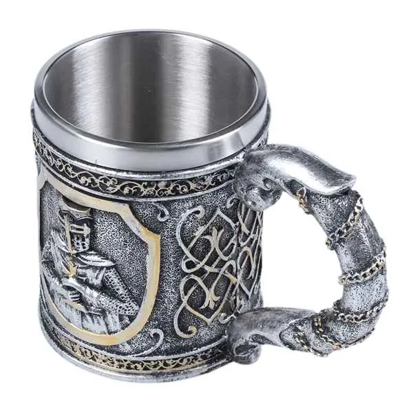 Templar Crusader Mug Suit Of Armor Knight Coffee Cup