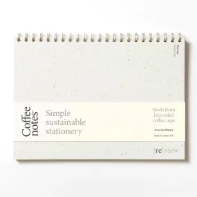 Terrazzo Coffee Notes A4 7 day planner