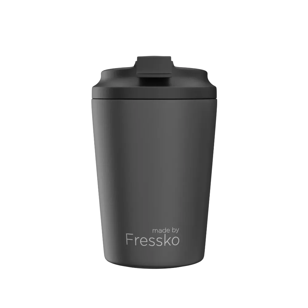 The 'Bino' Ceramic Lined 8oz Insulated Coffee Cup, by Fressko