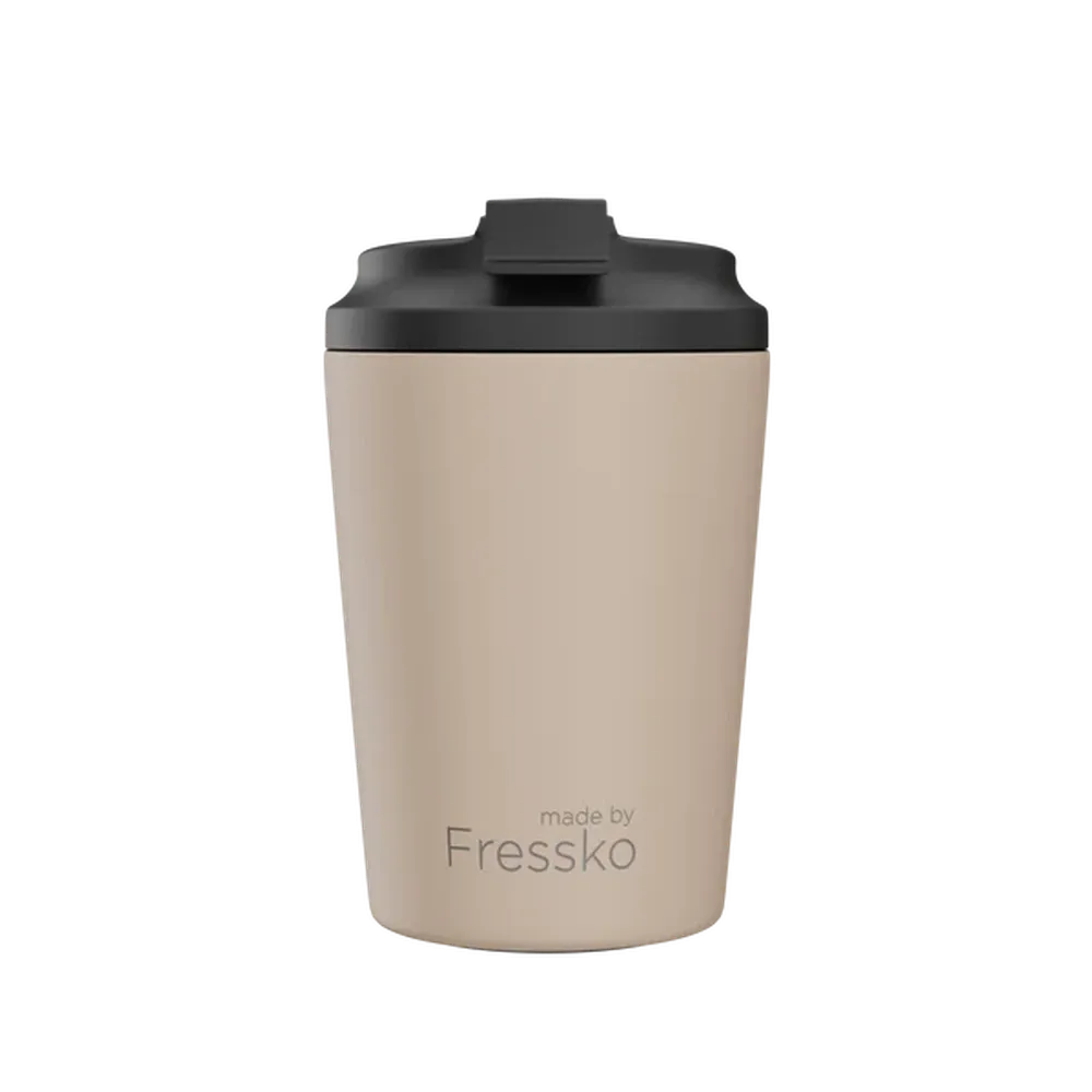 The 'Bino' Ceramic Lined 8oz Insulated Coffee Cup, by Fressko