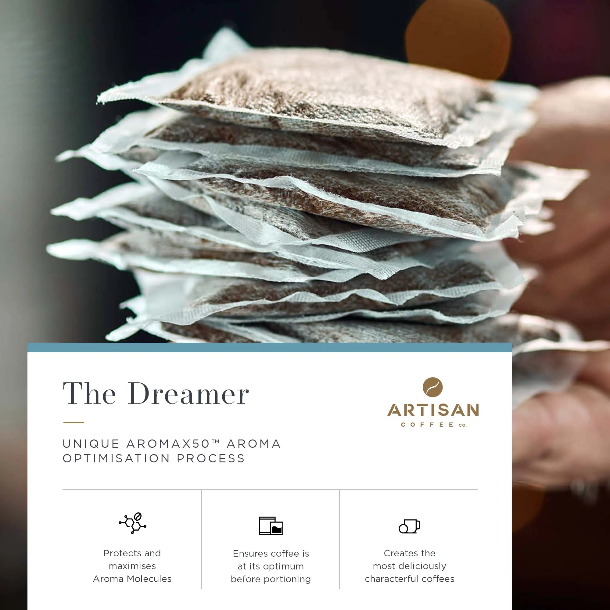 The Dreamer Decaf Coffee Bag