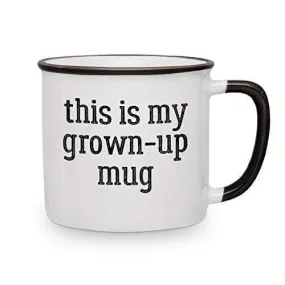 This Is My Grown-Up Mug - Novelty Coffee Cup, 14 oz