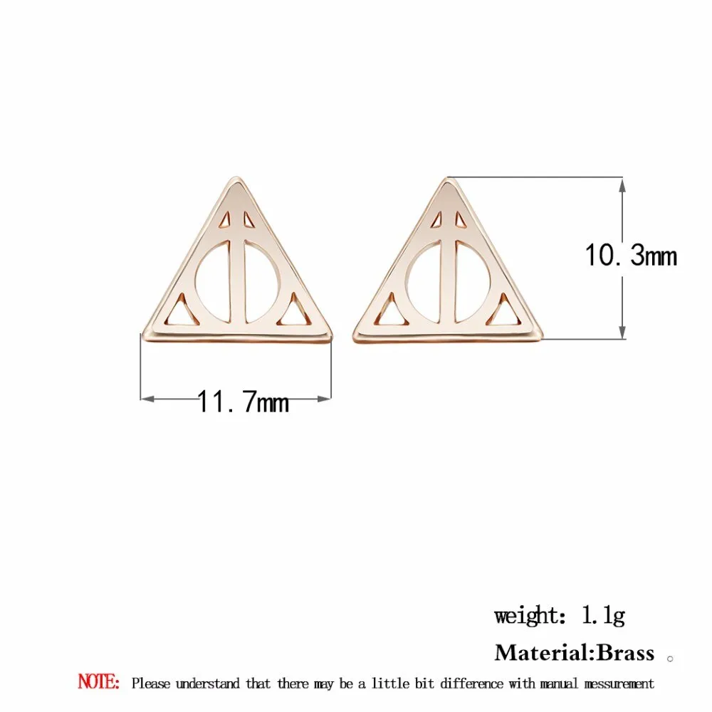 Tiny Geometric Stud Earrings