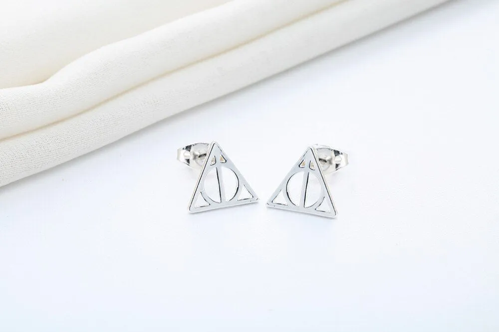 Tiny Geometric Stud Earrings