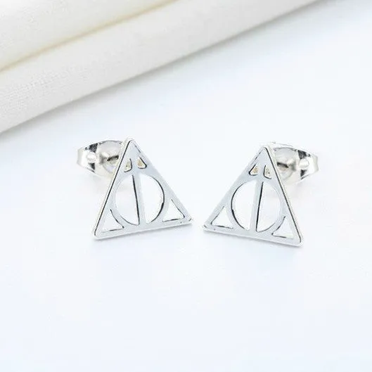 Tiny Geometric Stud Earrings