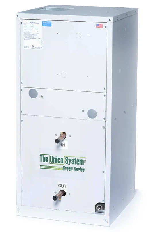 V2430B-1EC2CX - Vertical Air Handler, SCB, Variable Speed, 230V, Chilled Water, NO HWC