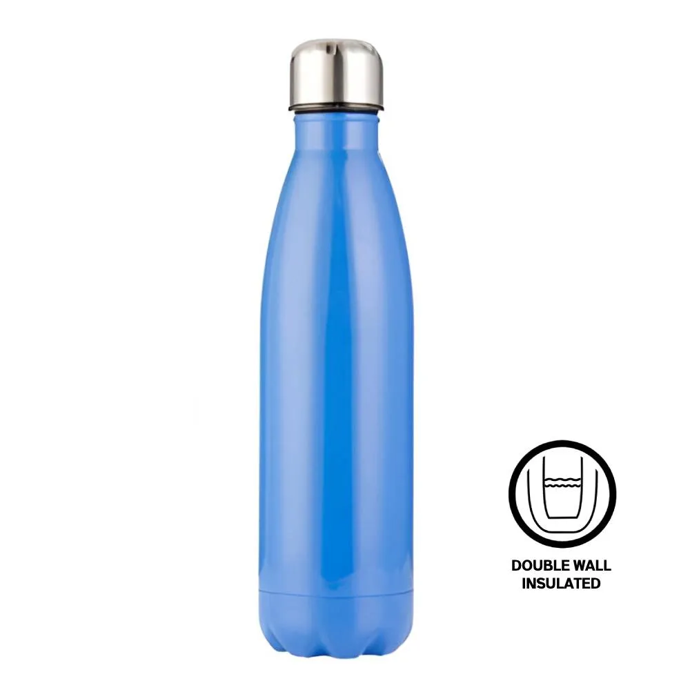 Water Bottles - COLOURED - Bowling - 500ml - BLUE