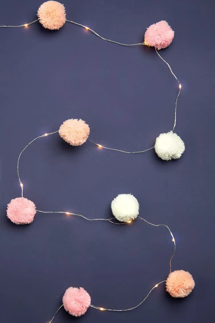 We Heart Pink Pom Pom Lights