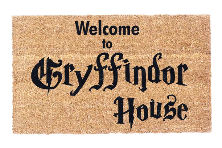 Welcome to Gryffindor House Coco Doormat