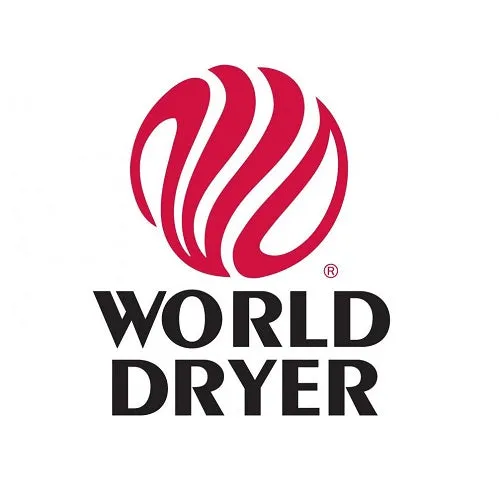 WORLD DRYER® J4-975 Airforce™ (208V-240V) ***DISCONTINUED***  No Longer Available in WHITE STEEL - Please see WORLD J4-974 (208V-240V)