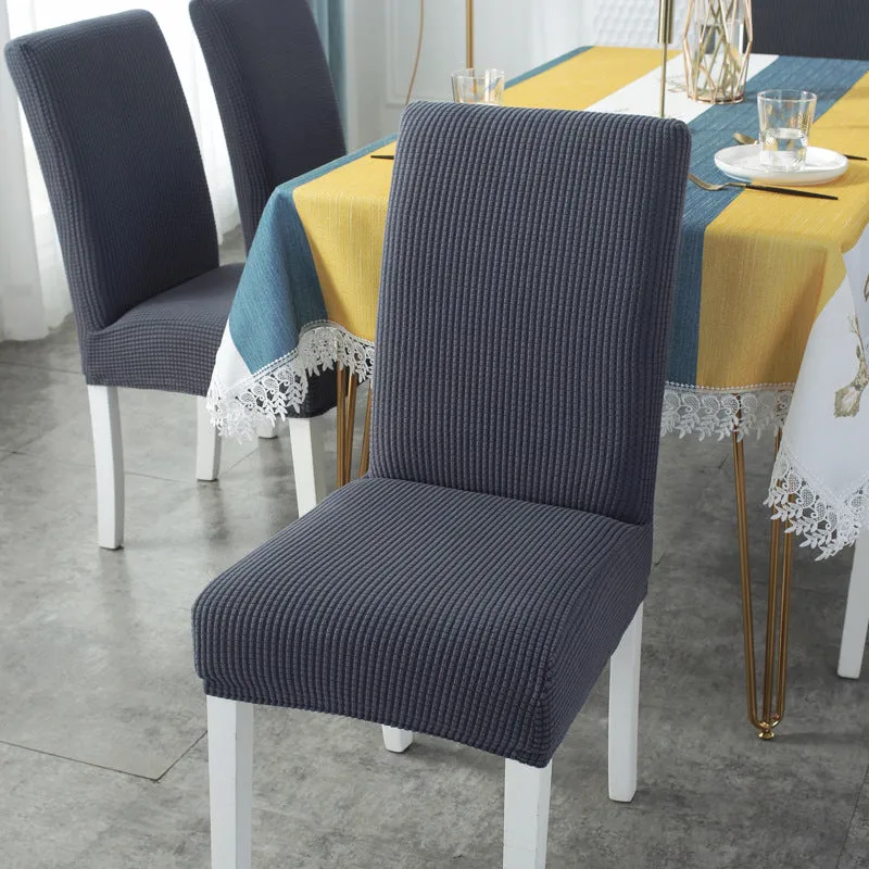 Wrinkle Resistant Dining Table Cover Chair Cover Set