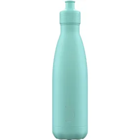 XB149 CHILLY'S 500ML SPORTS REUSABLE WATER BOTTLE - PASTEL GREEN