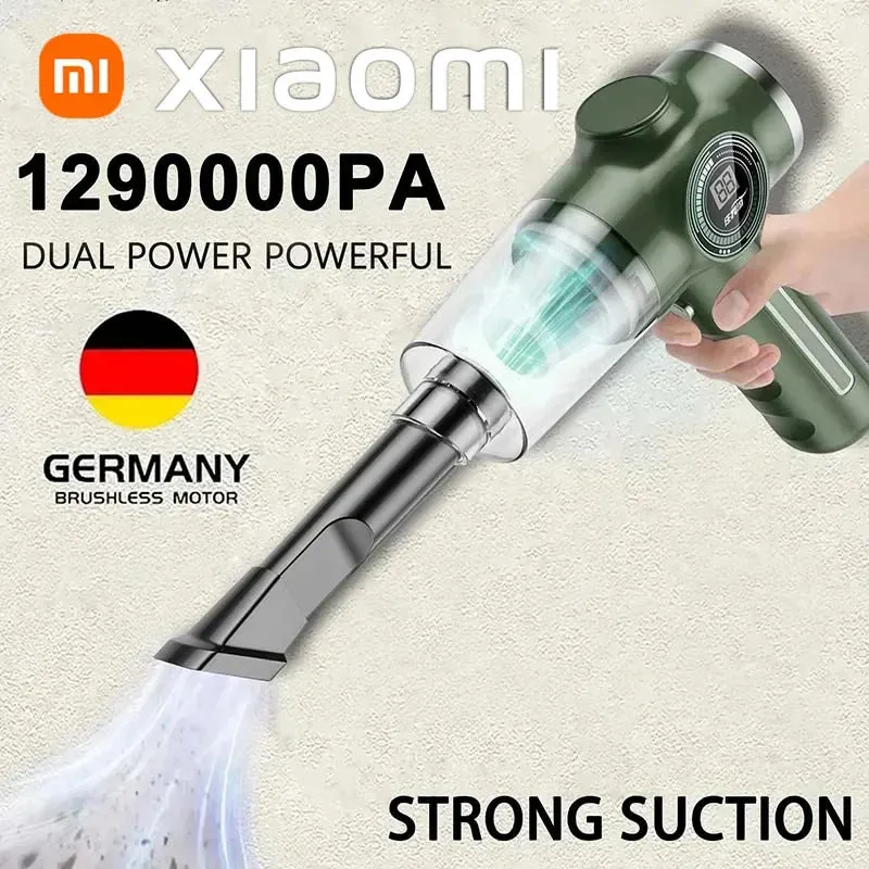 Xiaomi 1290000Pa 5 in1 Wireless Automobile Vacuum Cleaner Portable Robot Cleaner Handheld Dust Collector Domestic Appliance New