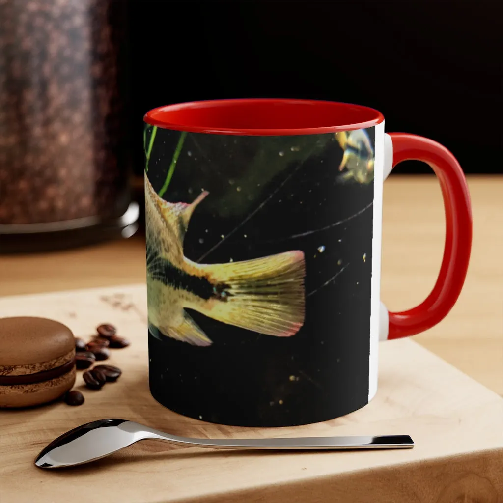 Yellow and Black Fish 11oz Accent Mug