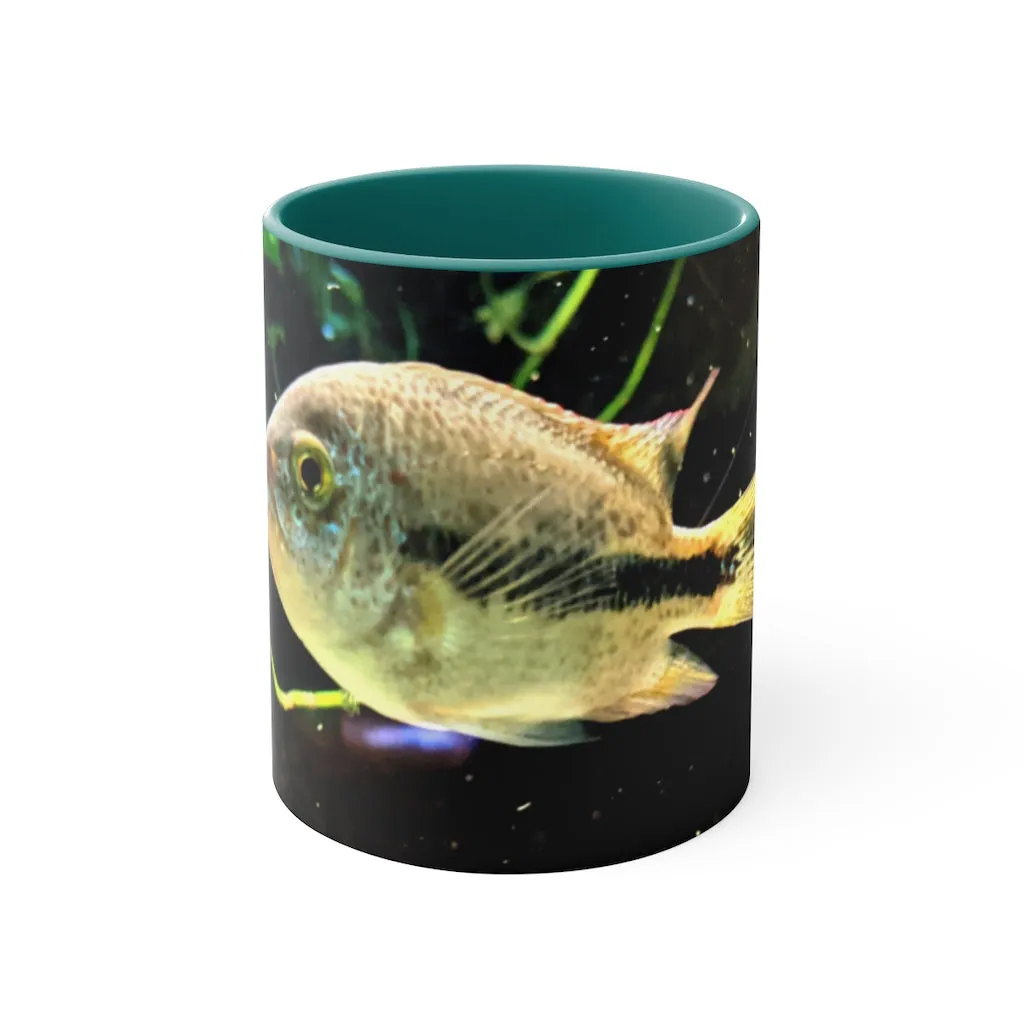 Yellow and Black Fish 11oz Accent Mug