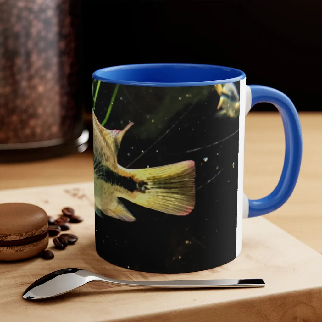 Yellow and Black Fish 11oz Accent Mug