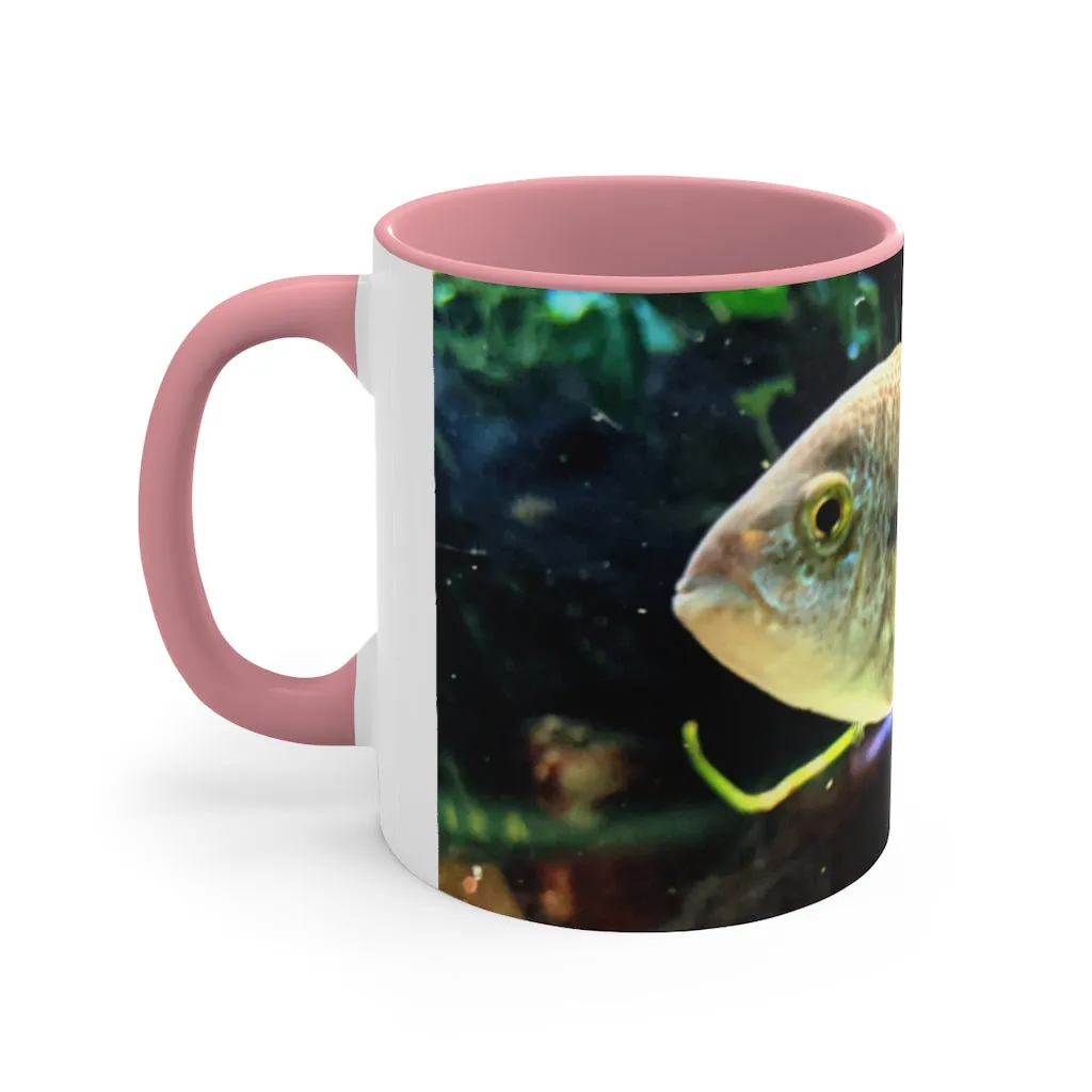 Yellow and Black Fish 11oz Accent Mug