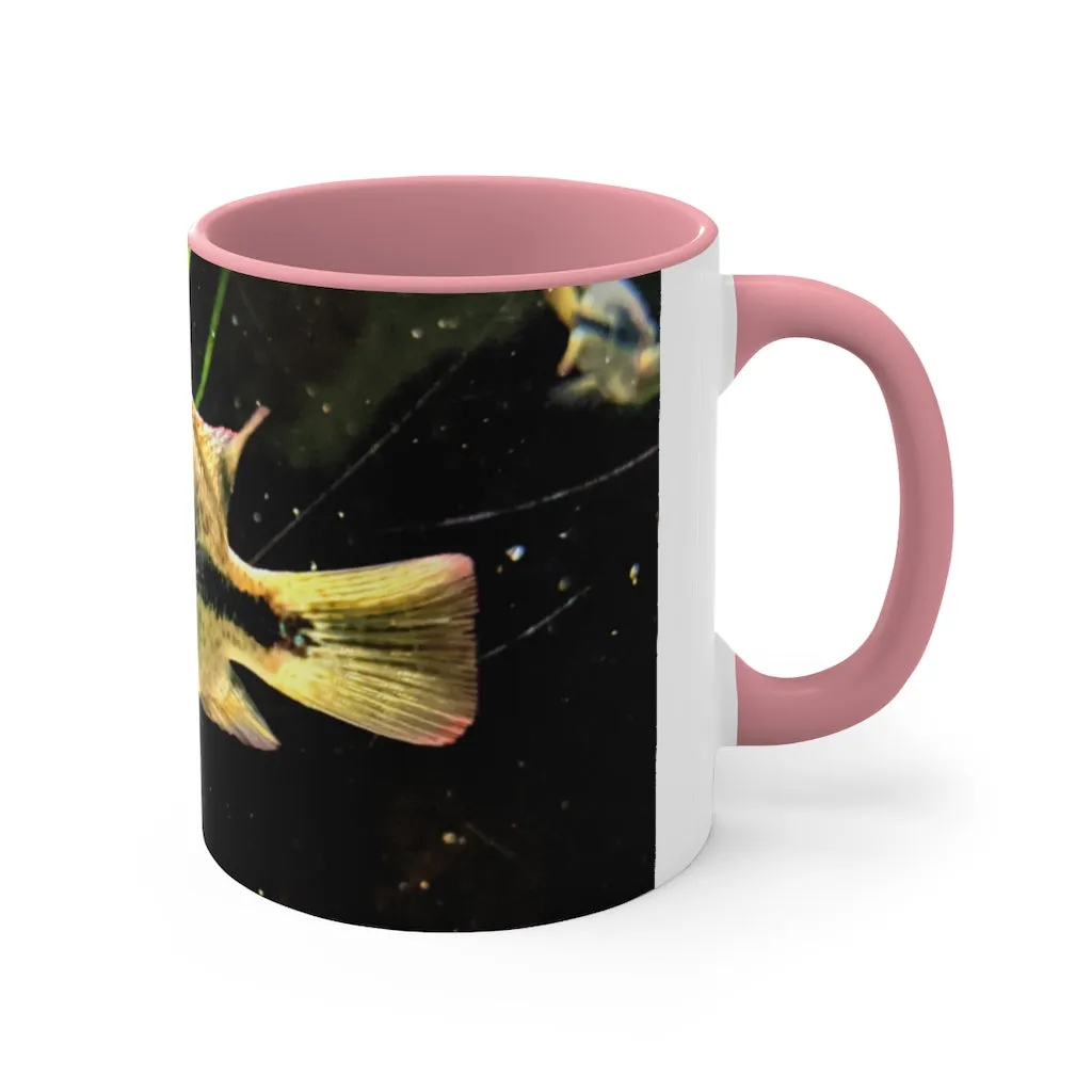 Yellow and Black Fish 11oz Accent Mug