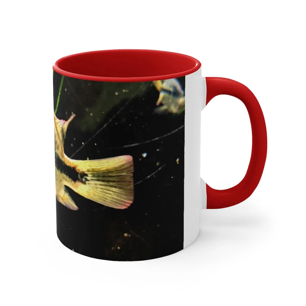 Yellow and Black Fish 11oz Accent Mug