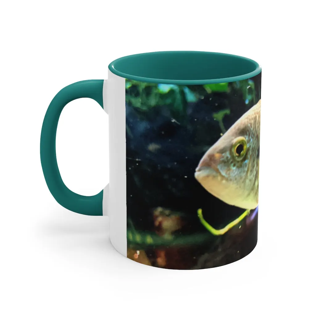 Yellow and Black Fish 11oz Accent Mug