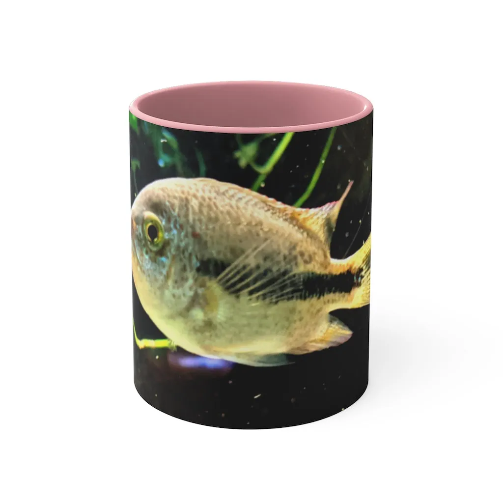 Yellow and Black Fish 11oz Accent Mug