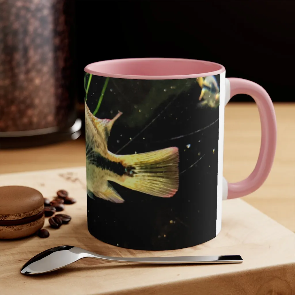 Yellow and Black Fish 11oz Accent Mug