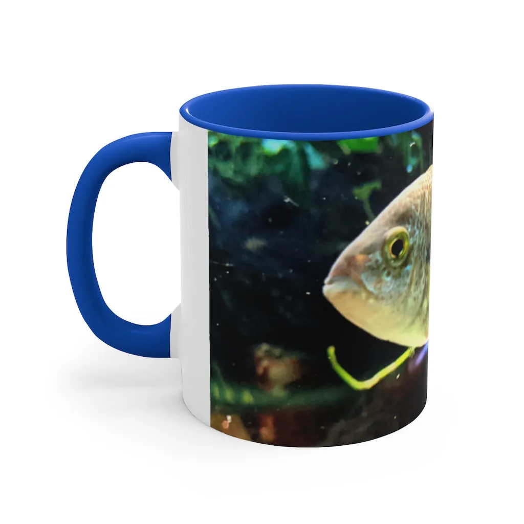 Yellow and Black Fish 11oz Accent Mug