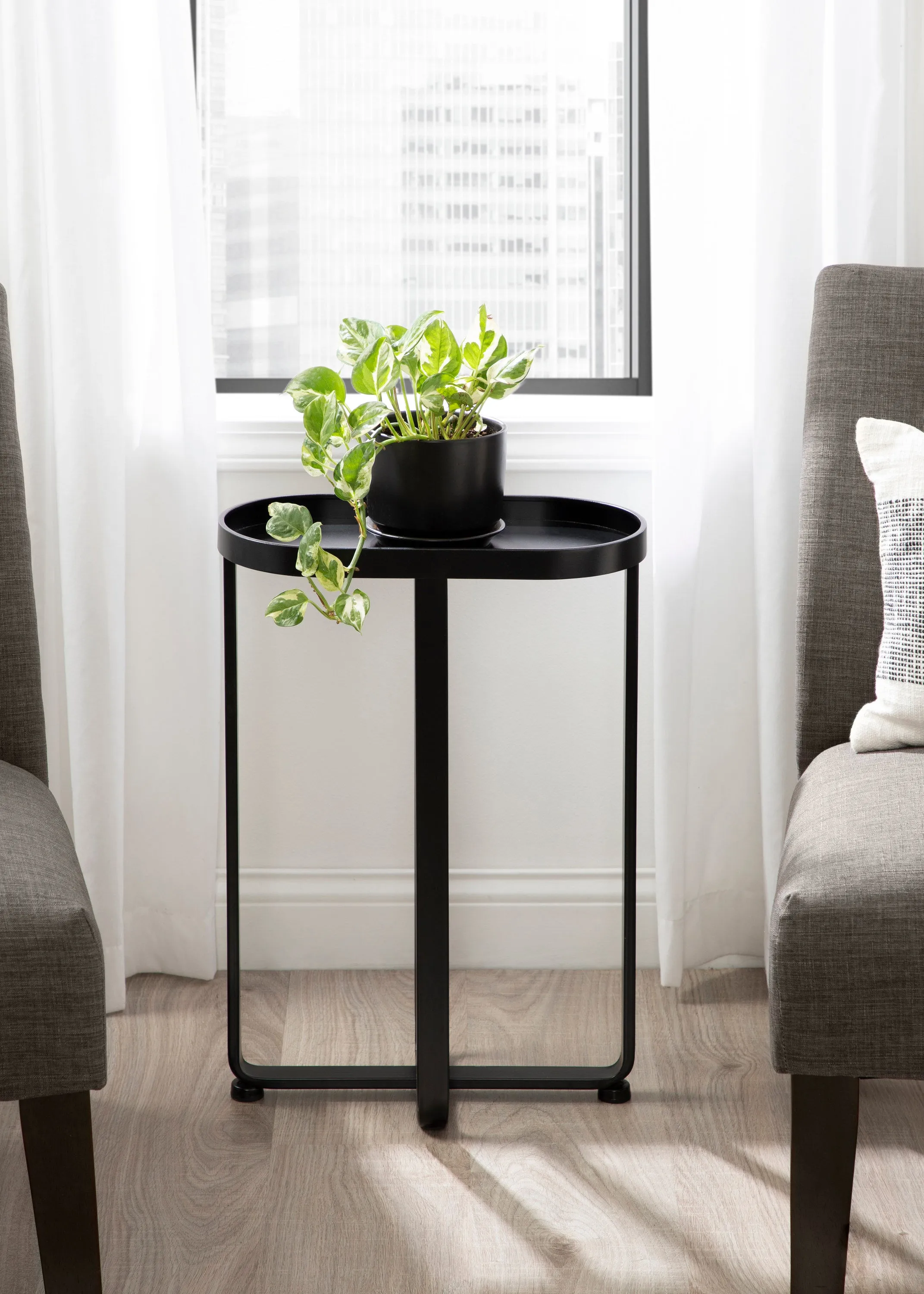 Zabel Capsule Metal Side Table