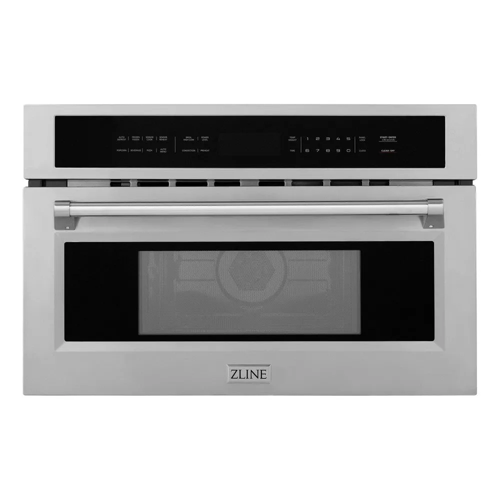 ZLINE 30 in. 1.6 cu ft. Stainless Steel Built-in Convection Microwave Oven (MWO-30)