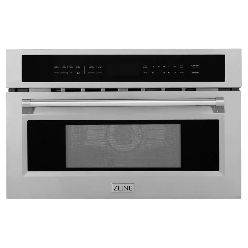 ZLINE 30 in. 1.6 cu ft. Stainless Steel Built-in Convection Microwave Oven (MWO-30)