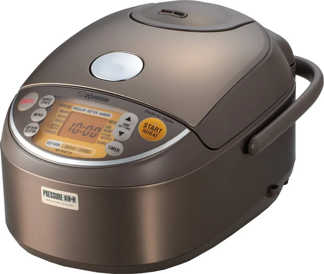 Zojirushi Pressure Induction Heating Rice Cooker & Warmer, 5.5 Cup